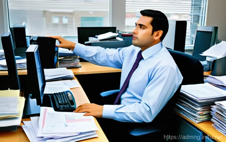 행정관리사와 시간관리 노하우 - **Prompt**: An administrative professional, dressed in smart business casual attire like a neatly bu...